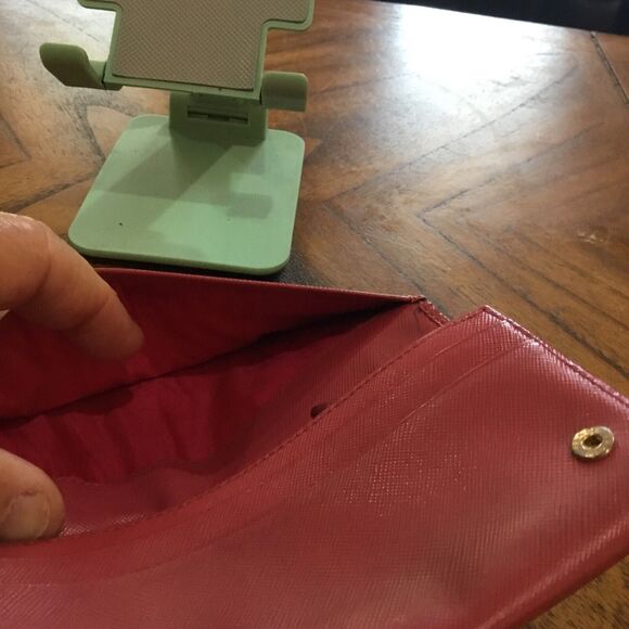 Prada Milano Saffiano Leather Long Wallet Magenta Good Used Condition - Picture 11 of 16